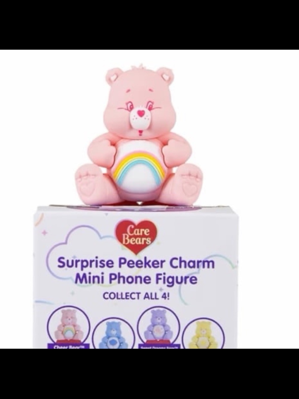 Sonix X Care Bears Pink Cheer Bear Blind Box “Peeker”, NEW with Box